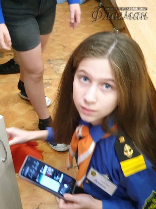 Занятиях в детском клубе «Флагман»